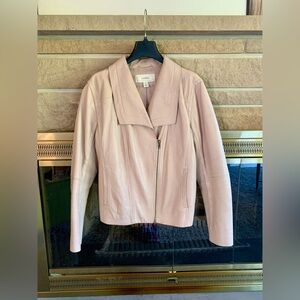 Caslon Leather Moto Jacket - Petite XL